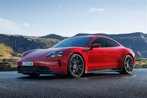 Porsche Taycan GTS Red